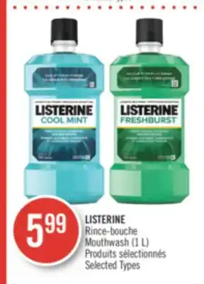 Pharmaprix LISTERINE Mouthwash offer