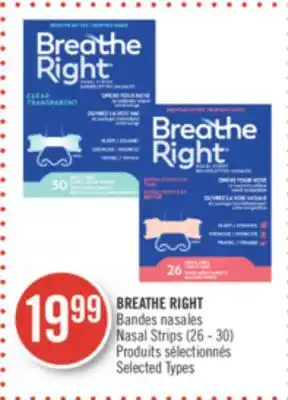 Pharmaprix BREATHE RIGHT Nasal Strips offer