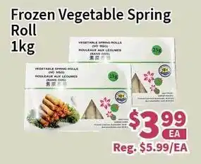 Blue Sky Supermarket Frozen Vegetable Spring Roll 1kg offer