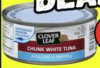 FreshCo Clover Leaf Albacore Tuna 170g offer