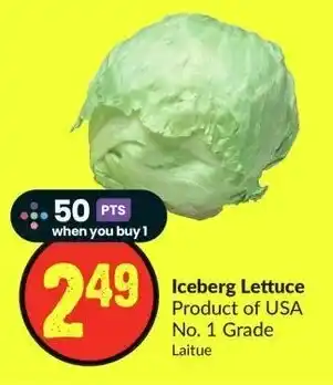 FreshCo Iceberg Lettuce offer