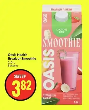 FreshCo Oasis Health Break or Smoothie 1.6L offer