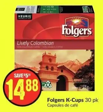 FreshCo Folgers K-Cups 30 pk offer