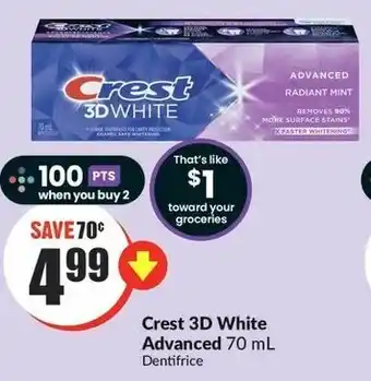 Crest 3D White Advanced 70mL