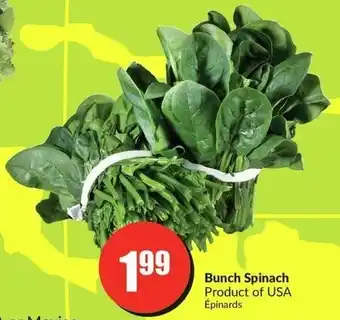 FreshCo Bunch Spinach offer