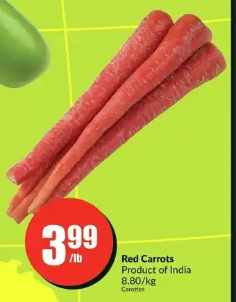 FreshCo Red Carrots offer