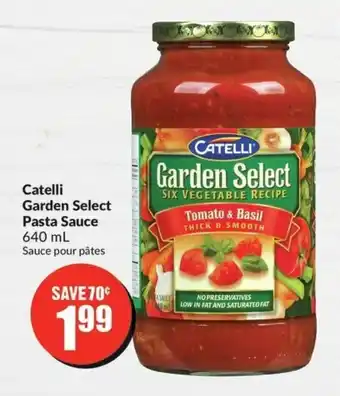 FreshCo Catelli Garden Select Pasta Sauce 640ml offer