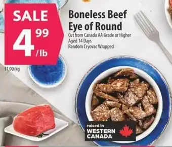 Co-op Boneless Beef Eye of Round offer