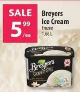 Co-op Breyers Ice Cream offer