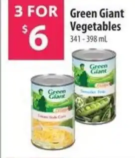 Co-op Green Giant Vegetables offer