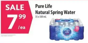 Co-op Pure Life Natural Spring Water offer