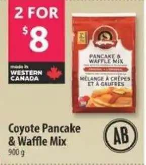 Co-op Coyote Pancake & Waffle Mix offer