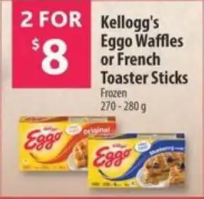 Co-op Kellogg's Eggo Waffles or French Toaster Sticks offer