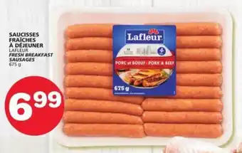 IGA LAFLEUR FRESH BREAKFAST SAUSAGES 675g offer