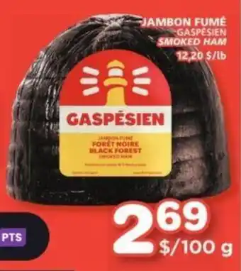 IGA GASPÉSIEN SMOKED HAM offer