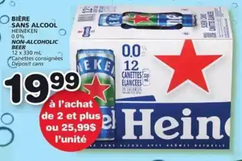 IGA HEINEKEN NON-ALCOHOLIC BEER offer