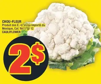Super C CAULIFLOWER offer