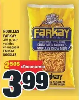Super C FARKAY NOODLES offer