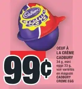 Super C CADBURY CREME EGG offer