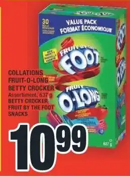 Super C BETTY CROCKER FRUIT BY THE FOOT SNACKS offer