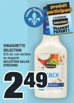 Super C SELECTION SALAD DRESSING offer