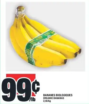 Super C ORGANIC BANANAS offer