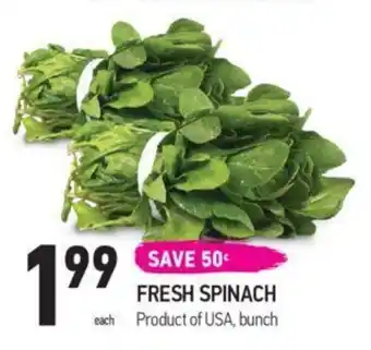 Coppa's Fresh Market FRESH SPINACH offer