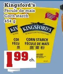Frutta Si Kingsford's Corn Starch 454g offer