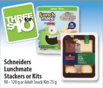 Co-op Schneiders Lunchmate Stackers or Kits 90-120g or Adult Snack Kits 75g offer