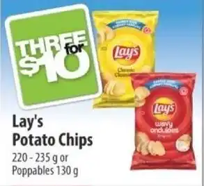 Co-op Lay's Potato Chips 220-235g or Poppables 130g offer
