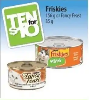 Co-op Friskies 156g or Fancy Feast 85g offer