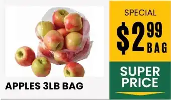 Joseph's Farm Market APPLES 3LB BAG offer