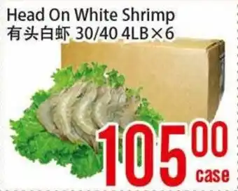 Head On White Shrimp