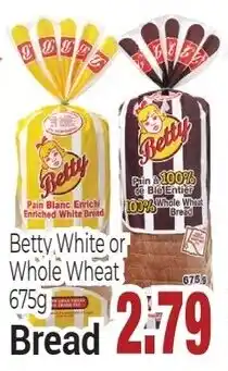 Lamantia's Betty White or Whole Wheat Bread 675g offer