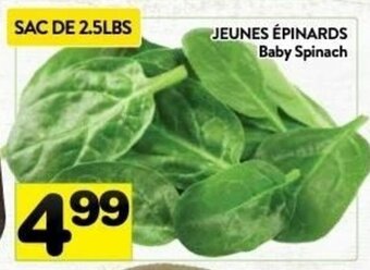 Supermarché PA Baby Spinach offer