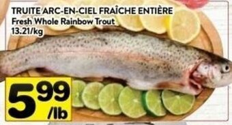 Supermarché PA Fresh Whole Rainbow Trout offer