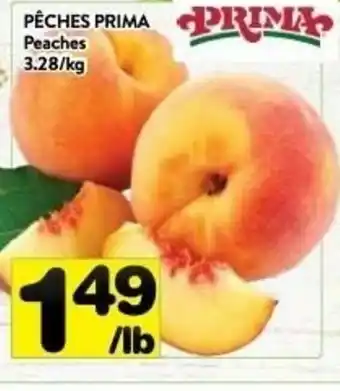 Supermarché PA Pêches Prima offer
