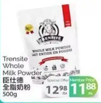 T&T Supermarket Trensite Whole Milk Powder offer