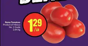 FreshCo Roma Tomatoes offer