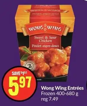FreshCo Wong Wing Entrées Frozen 400-680g offer