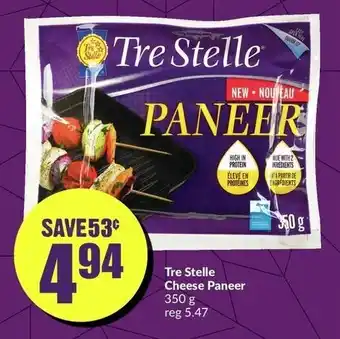 FreshCo Tre Stelle Cheese Paneer 350g offer