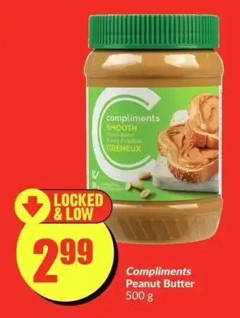 FreshCo Compliments Peanut Butter 500g offer