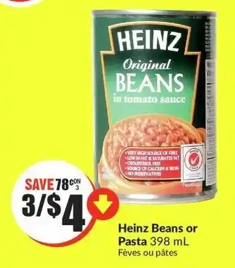 FreshCo Heinz Beans or Pasta 398mL offer