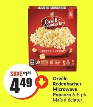 FreshCo Orville Redenbacher Microwave Popcorn 6-8 pk offer