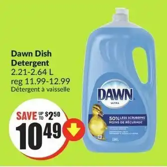 FreshCo Dawn Dish Detergent 2.21-2.64L offer