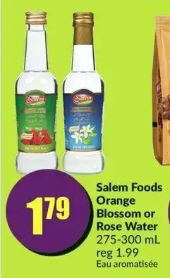 FreshCo Salem Foods Orange Blossom or Rose Water 275-300mL offer