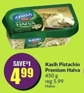 FreshCo Kasih Pistachio Premium Halva 450g offer