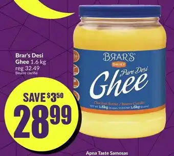 FreshCo Brar's Desi Ghee 1.6kg offer