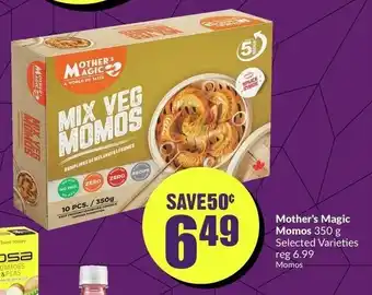 FreshCo Mother's Magic Momos 350g Selected Varieties offer