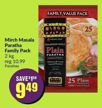 FreshCo Mirch Masala Paratha Family Pack 2kg offer